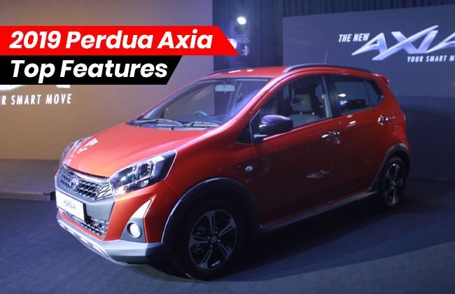 2019 Perodua Axia - Top features