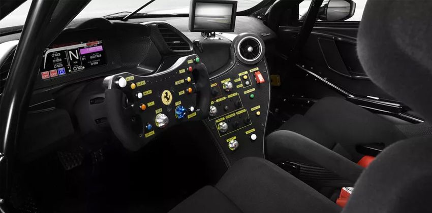 Ferrari 488 GT3 Evo cabin