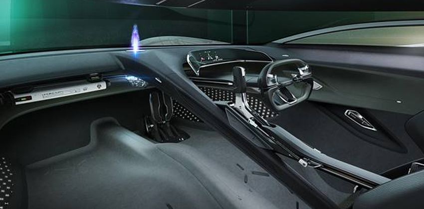 Jaguar electric car cabin