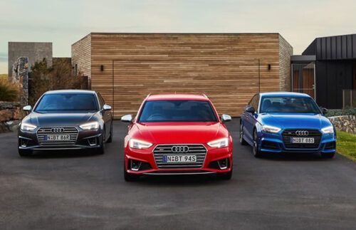 Audi upgraded S3, S4, S5 models, available for sale 