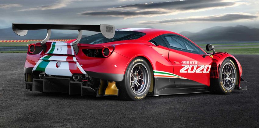 Ferrari 488 GT3 Evo side