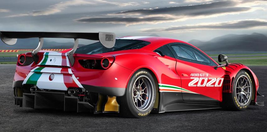 Ferrari 488 GT3 Evo side