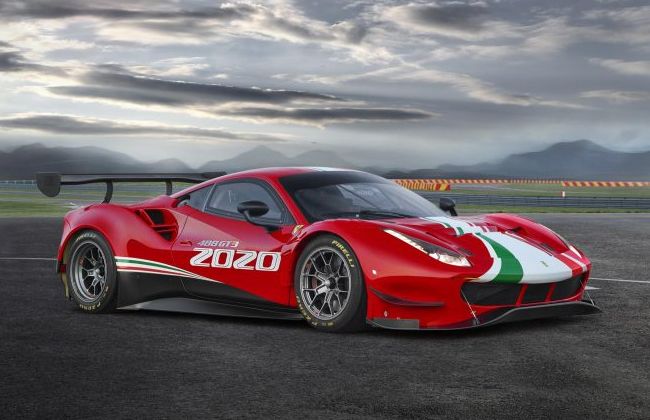2020 Ferrari 488 GT3 Evo racing car comes out