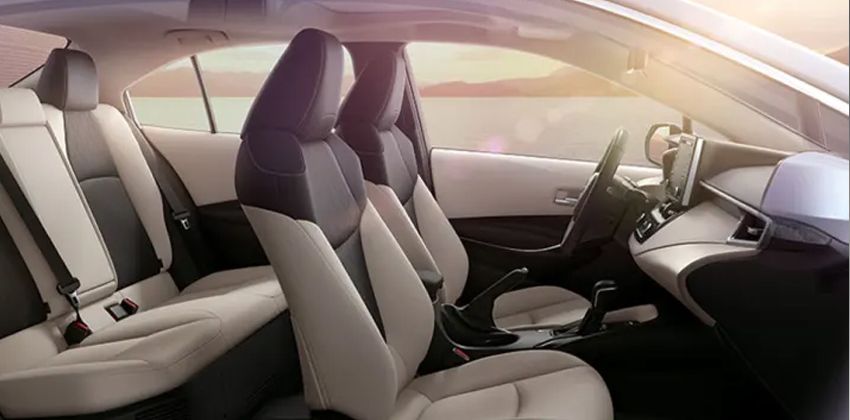2020 Toyota Corolla spacious cabin