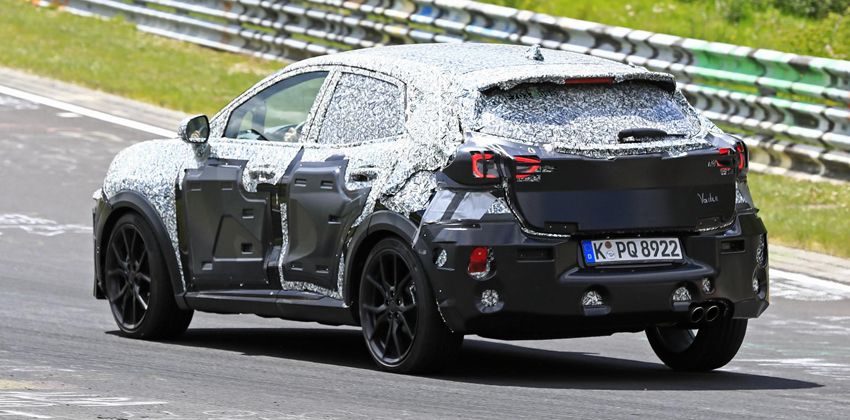 Upcoming Ford Puma ST rear