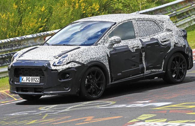 Upcoming Ford Puma ST spied testing in Europe 