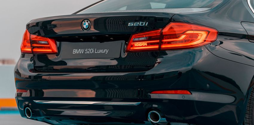 BMW 5 Series sedan rear