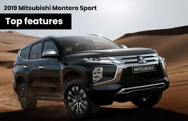 2019 Mitsubishi Montero Sport – Top features
