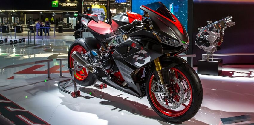 2020 Aprilia RS660 dispalyed