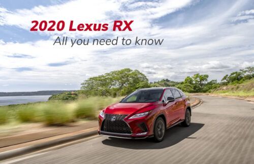 2020 Lexus RX - All you need to know