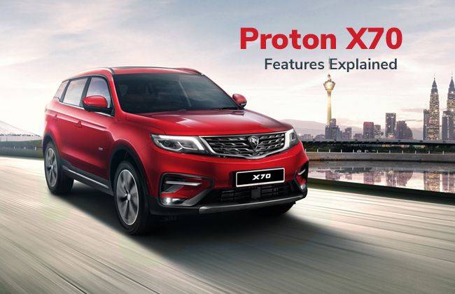 Proton X70 - Features explained