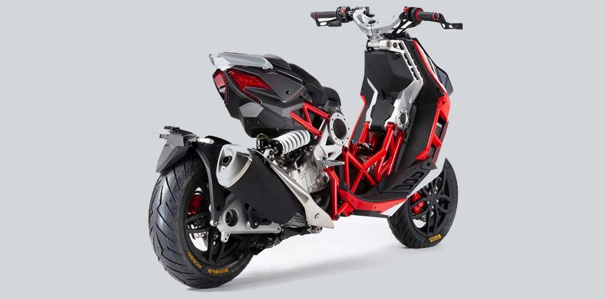 2020 Italjet Dragster rear