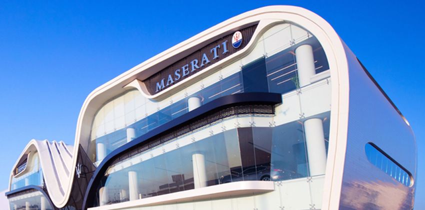 Maserati showroom