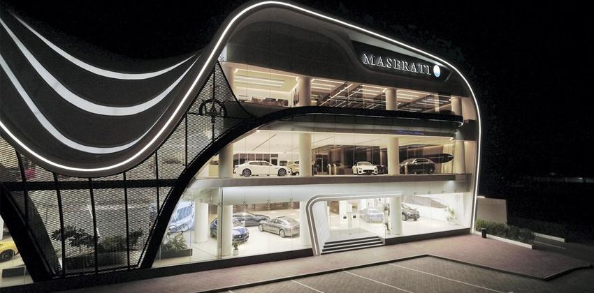 Maserati showroom