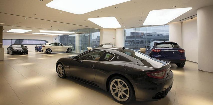 Maserati showroom