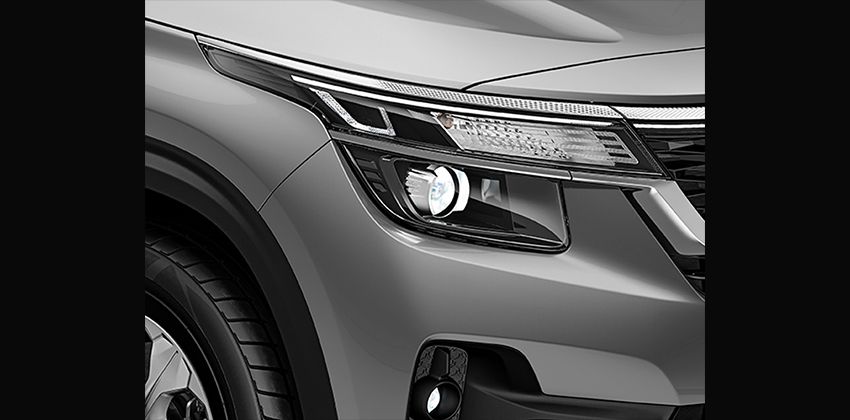 New Kia Seltos headlamps
