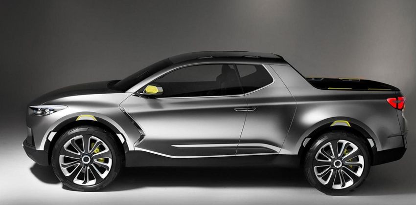 Hyundai Santa Cruz side profile