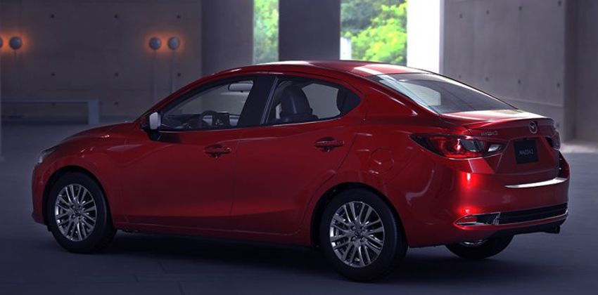 Mazda 2 Sedan facelift rear