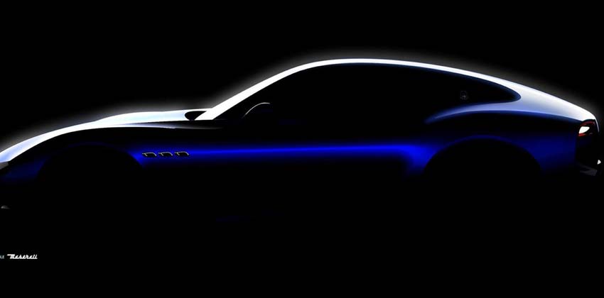 Maserati sports car teaser video