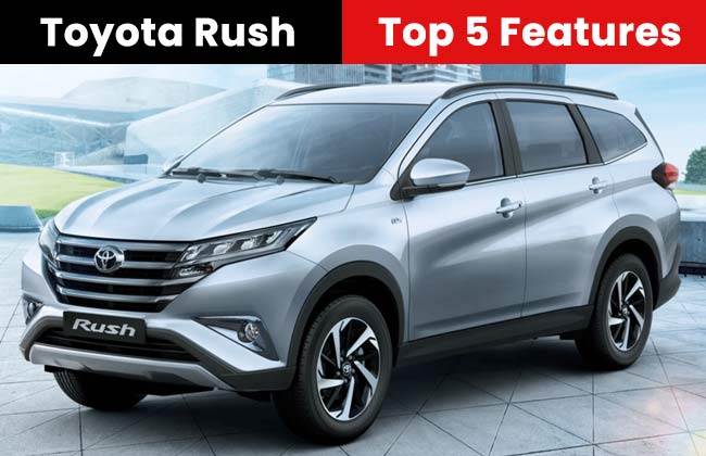 Toyota Rush - Top 5 Features