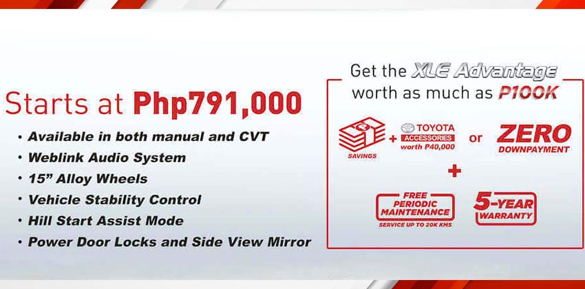 Toyota Vios XLE specs