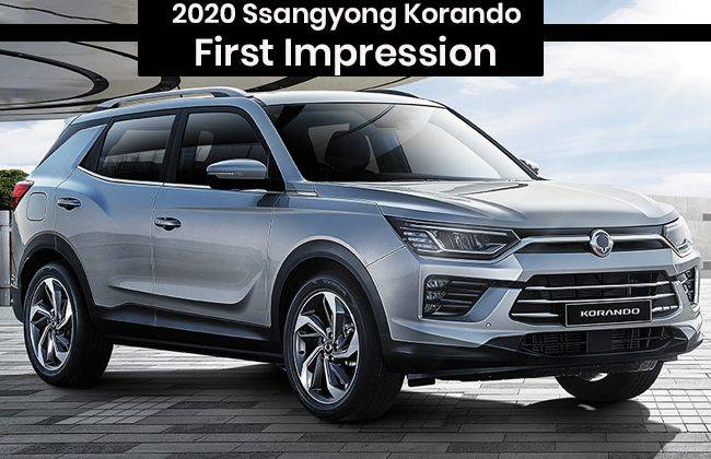 2020 SsangYong Korando: First impression