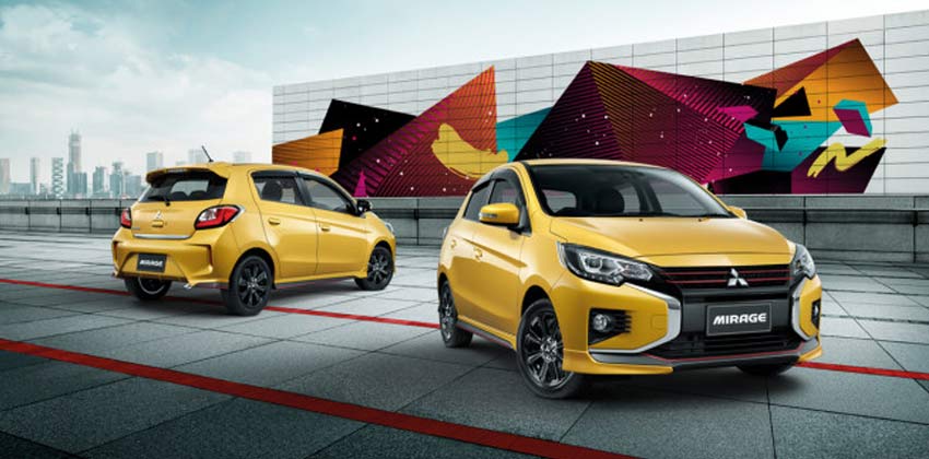 Mitsubishi Mirage front