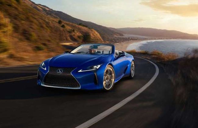 Check out the new 2020 Lexus LC500 Convertible 