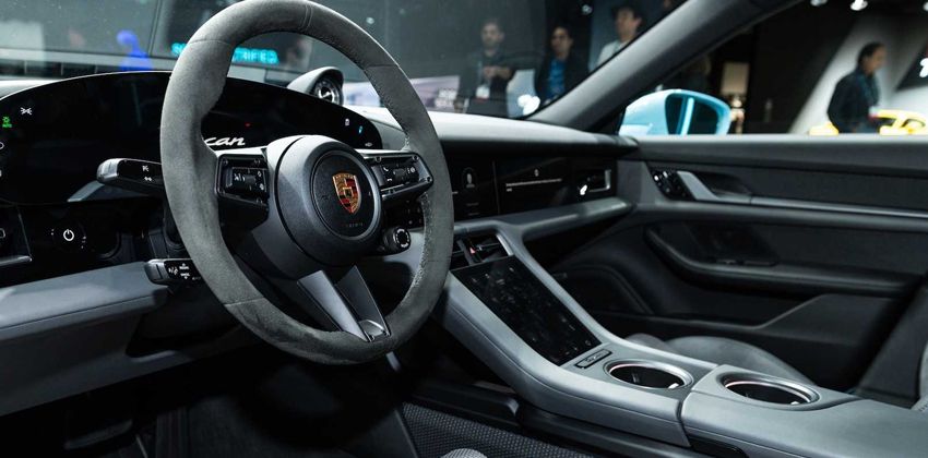 Porsche Taycan EV cabin