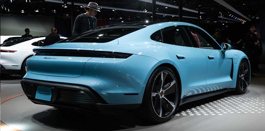 Porsche Taycan EV rear