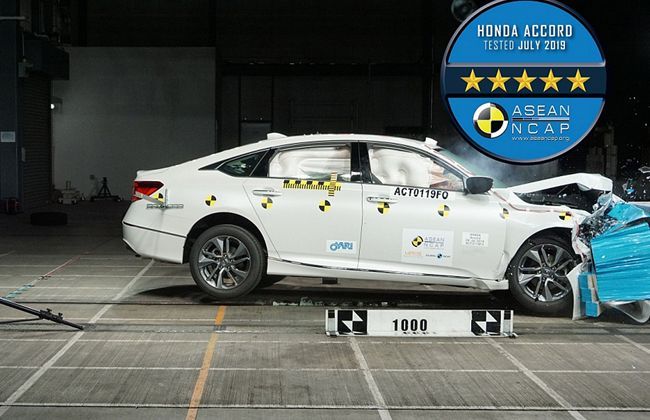 Honda Accord gets 5-star safety ratings from ASEAN NCAP