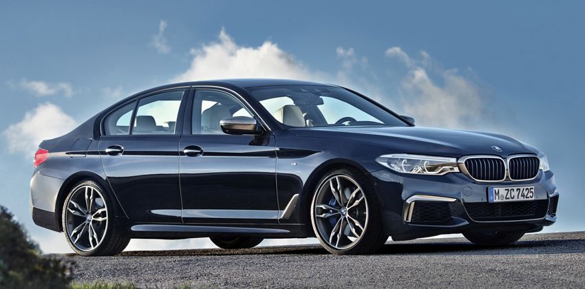 2020 BWM M550i front