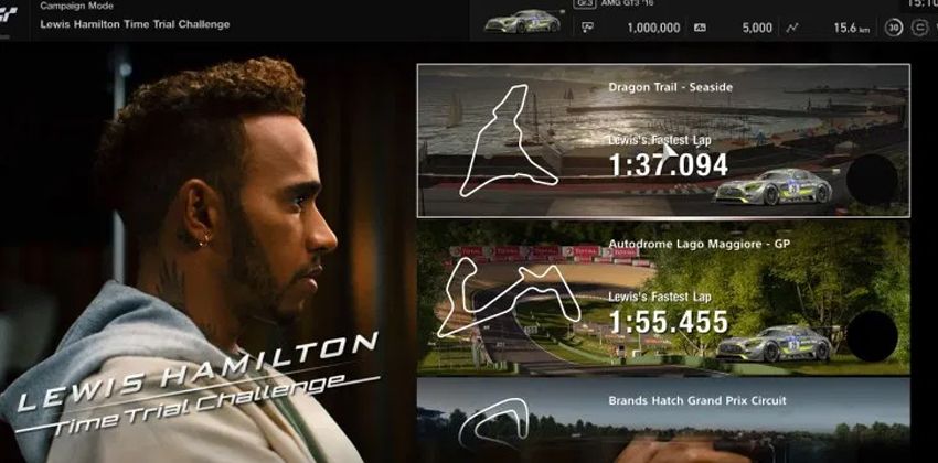 GT Sport Lewis Hamilton