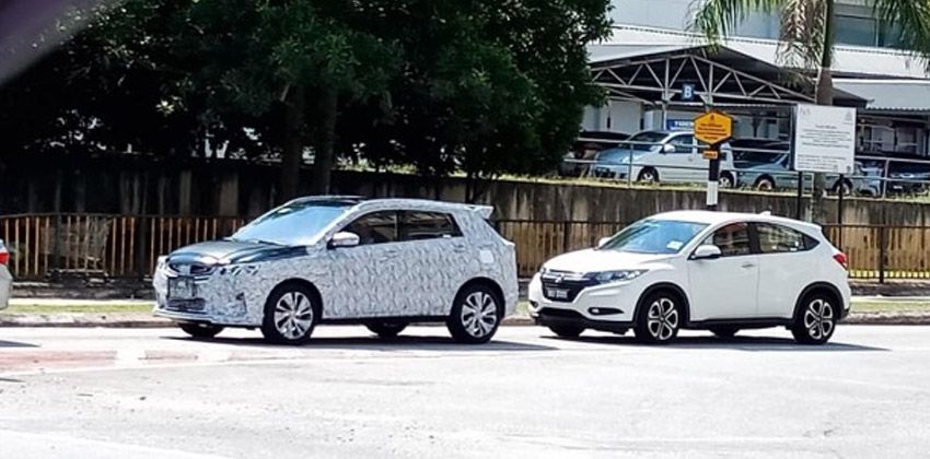 Proton X50 spy shots