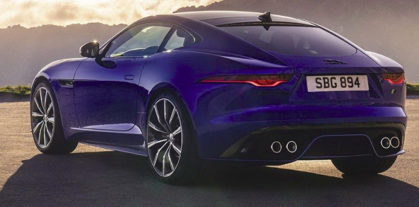 2020 Jaguar F-Type rear