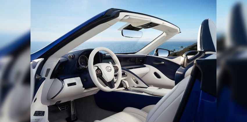Lexus LC 500 Convertible interior