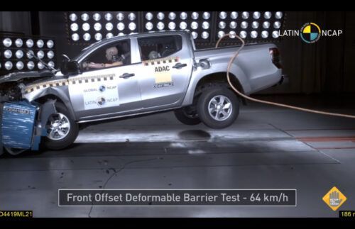 Airbag-less Mitsubishi L200 scores 0-stars in Latin NCAP