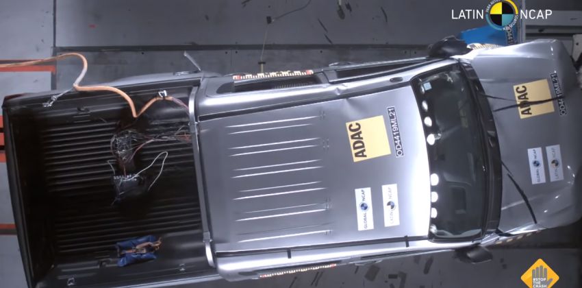 Mitsubishi L200 safety test 