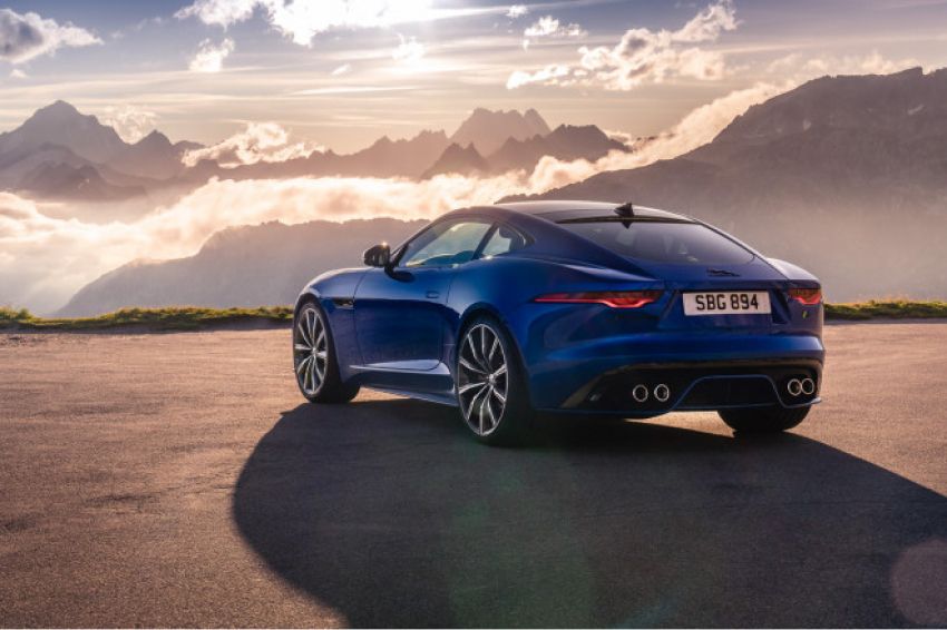 2021 Jaguar F-Type rear