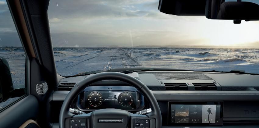 new Land Rover Defender inside