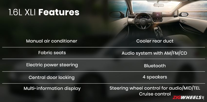 new Corolla features