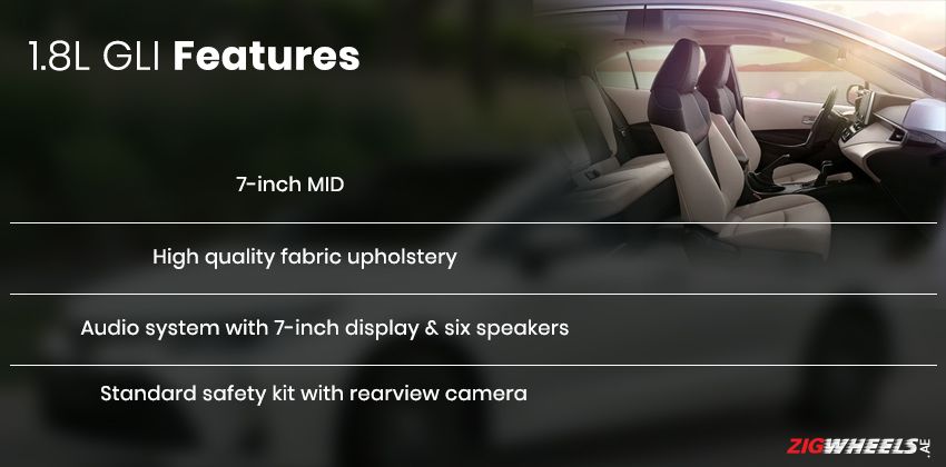 Toyota Corolla 1.8L GLI