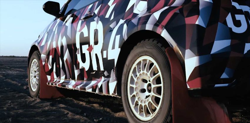 2020 Toyota Yaris GR4 teaser