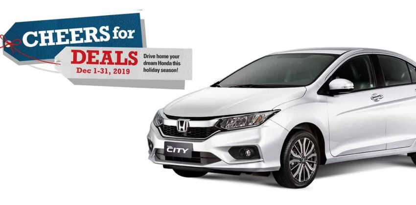 Honda Cheers for Deals promo