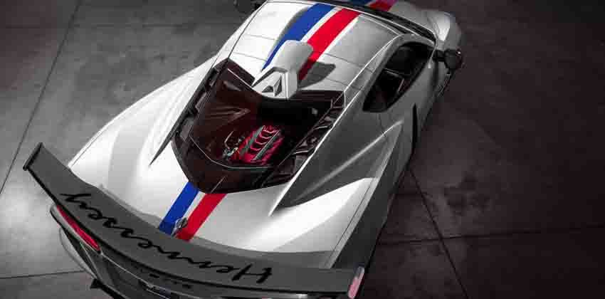Hennessey Performance Corvette top view