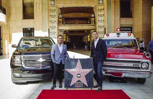 Chevrolet Suburban received a star on the Hollywood Walk of Fame