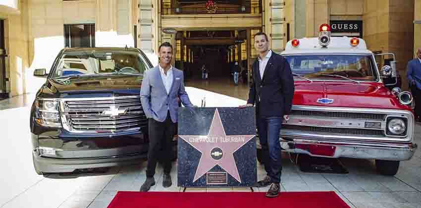 Hollywood Walk of Fame awarded Chevy Suburban