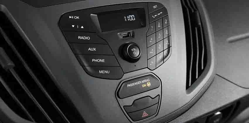 Ford Transit interior