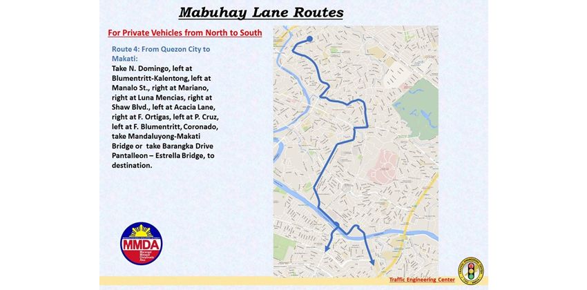 Mabuhay lane route 4