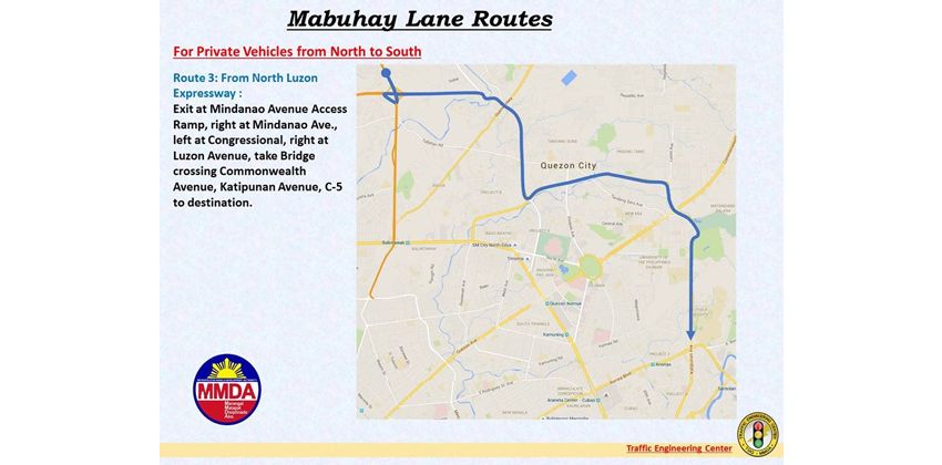 Mabuhay lane route 3